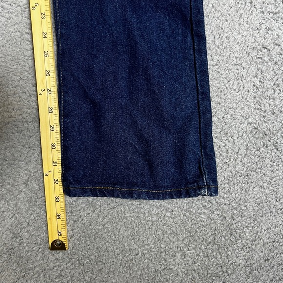 Vintage Lee Riders Bootcut Jeans Mens 32x33 Indigo Blue NEW Regular Fit Made USA - Picture 8 of 11